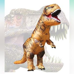 Blow up dinosaur suit